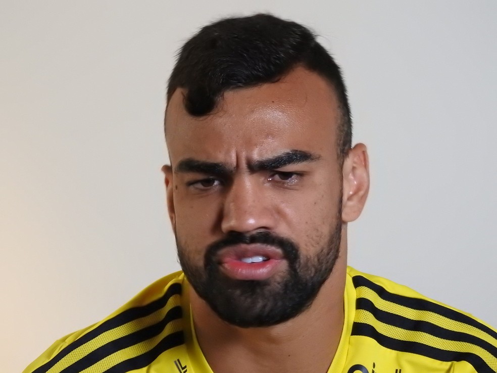 Fabr&iacute;cio Bruno, do Flamengo, em entrevista exclusiva ao ge &mdash; Foto: Fred Gomes