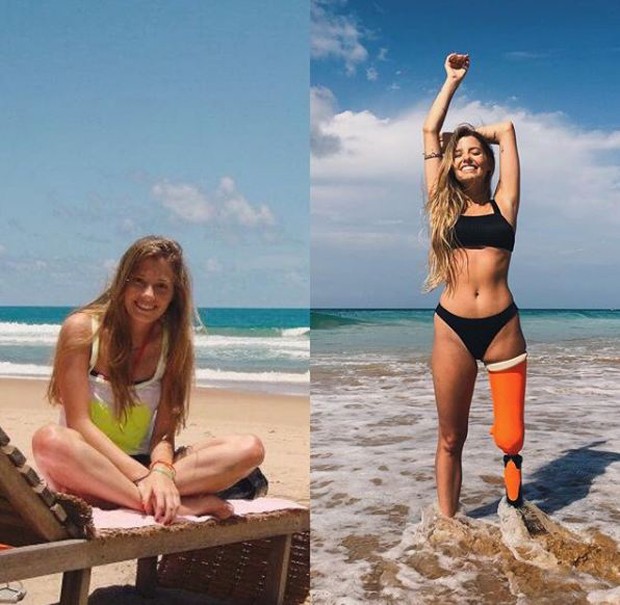 Paola Antonini em 2009 e em 2019 (Foto: Reprodução/Instagram)