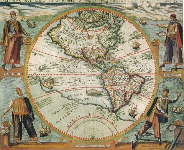A exploração do Pacífico por parte de Magalhães permitiu somar 10 mil quilômetros de circunferência aos mapas do mundo daquela época (Foto: Getty Images/BBC)