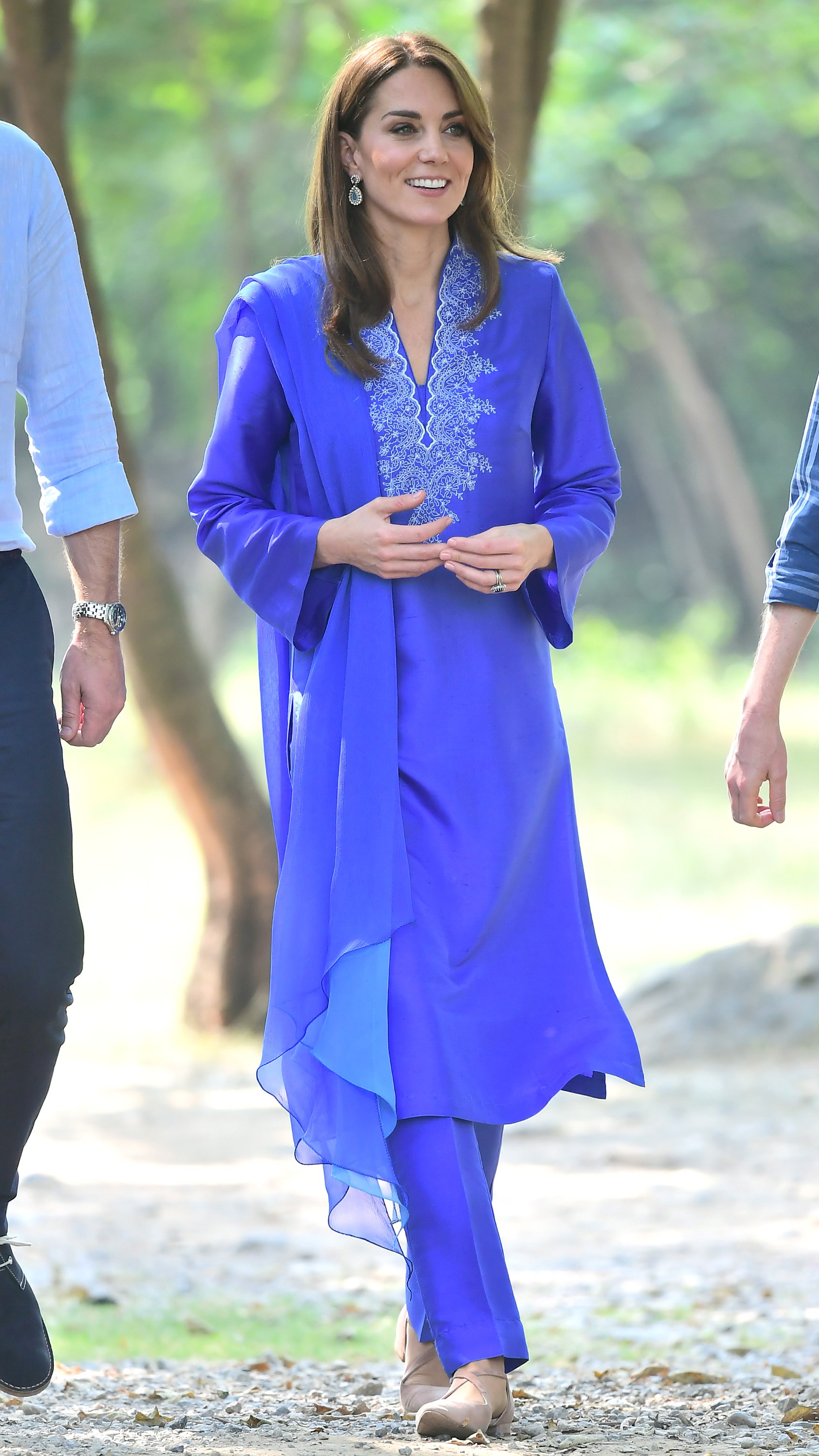 Kate Middleton em visita ao Margallah Hills National Park, no Paquistão. (Foto: Getty Images)