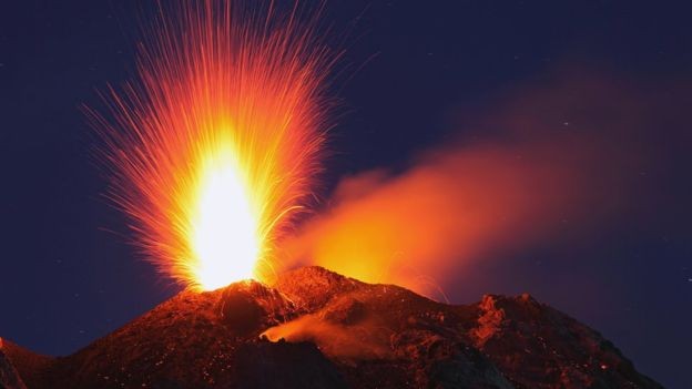 Até agora não se sabia que os vulcões também podem se originar na zona de transição do manto terrestre (Foto: Getty Images via BBC)