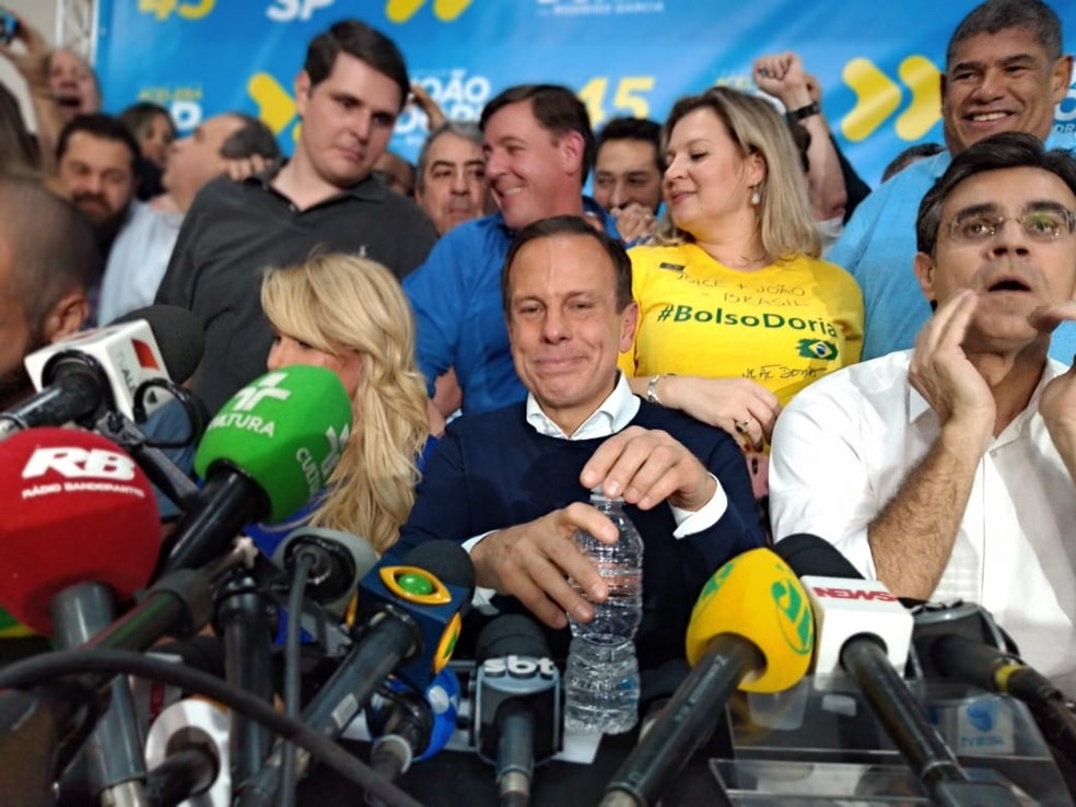 João Doria (PSDB) vence as eleições para o governo de São Paulo — Foto: Paula Paiva/G1