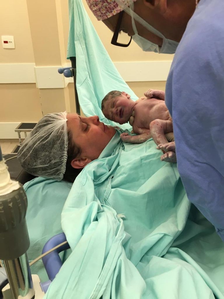 Alice Comassetto deu à luz Miguel em novembro de 2019 (Foto: Arquivo Pessoal)