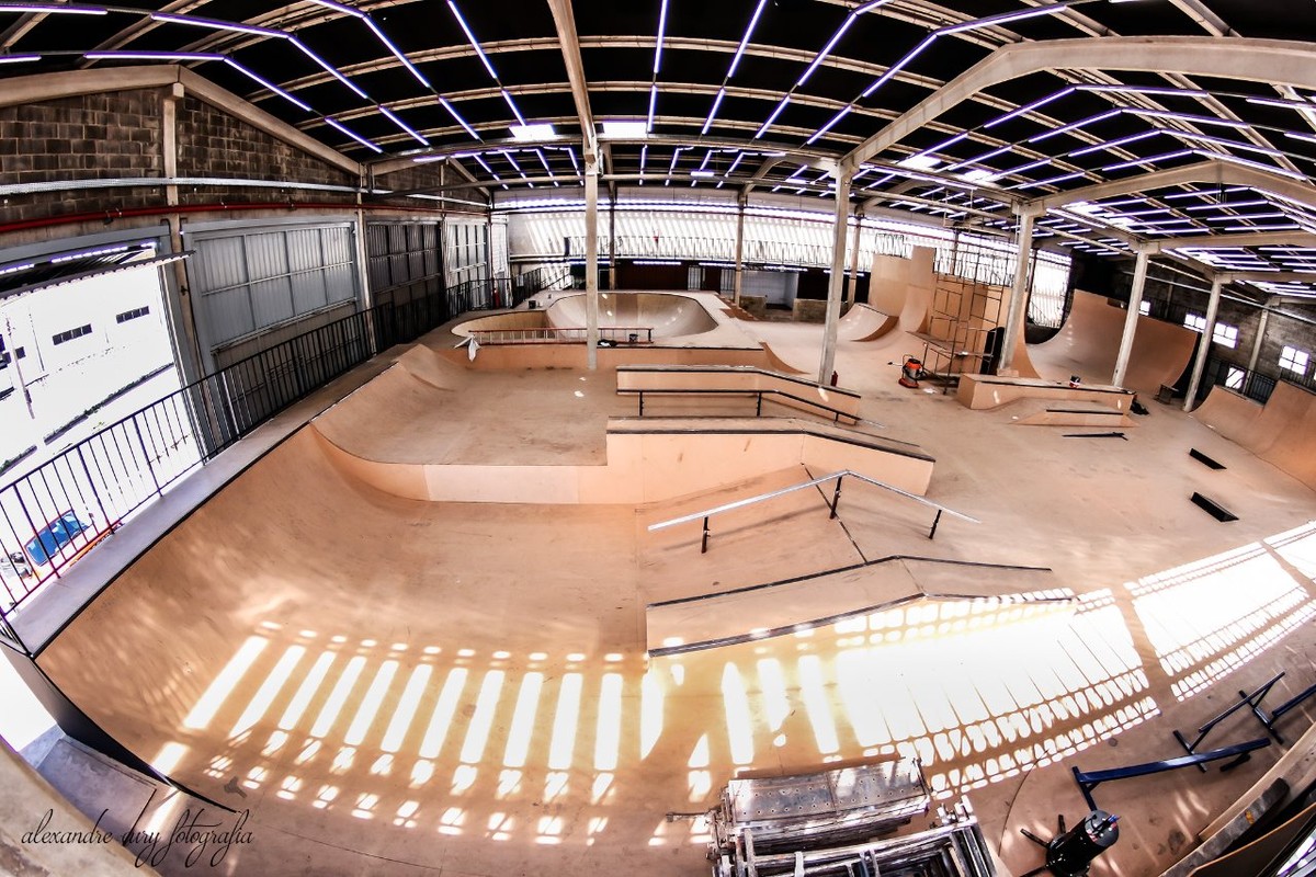 Fabrika do Skate reinaugura pista indoor mais moderna e completa do