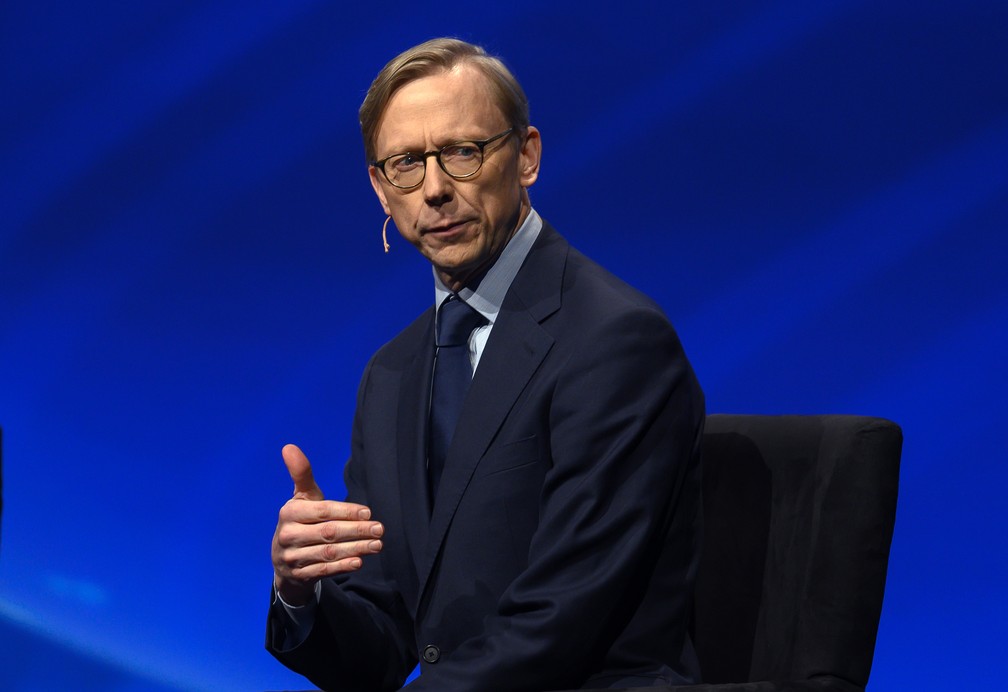 O enviado dos Estados Unidos ao Irã, Brian Hook, em foto de arquivo. — Foto: Andrew Caballero-Reynolds / AFP