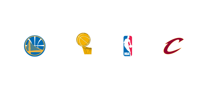 Fãs da NBA tuitaram sobre as finais com emojis dos campeões de Leste e Oeste (Foto: Reprodução/Twitter)