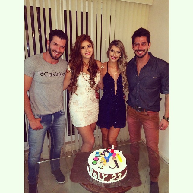 Roni, Amanda, Tatiele e Marcelo (Foto: Instagram/ Reprodução)