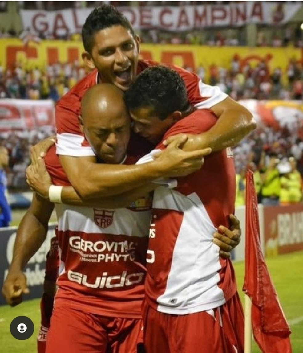 Geovani marcou história no CRB-AL — Foto: Arquivo pessoal/Geovani Monteiro