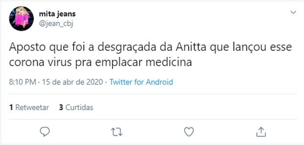 Anitta vira meme por causa do vermífugo Annita (Foto: Reprodução/Twitter)