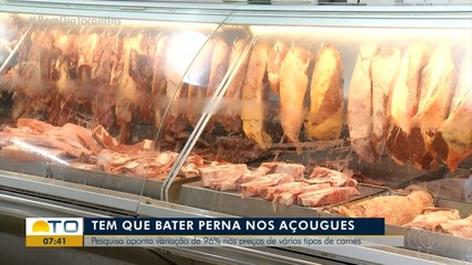 Pesquisa aponta variação de até 96% nos preços de tipos diferentes de carne