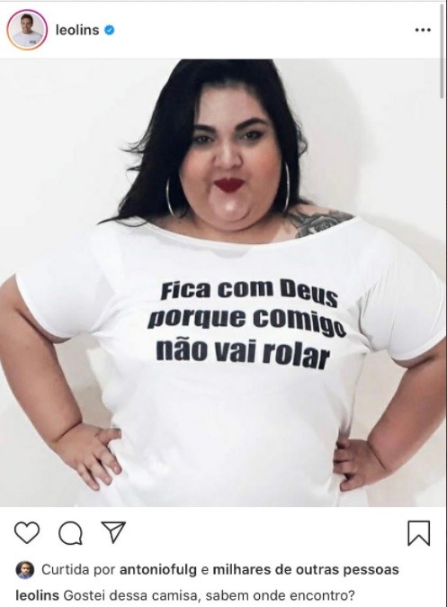 Jovem sofre ataques gordofóbicos após Léo Lins usar sua imagem para fazer  piada - Revista Glamour | Must Share