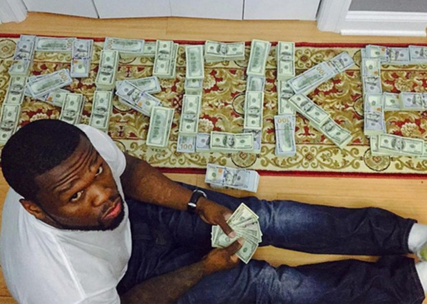 Não é a primeira vez que 50 Cent ostenta riqueza após declarar falência (Foto: Reprodução/Instagram)
