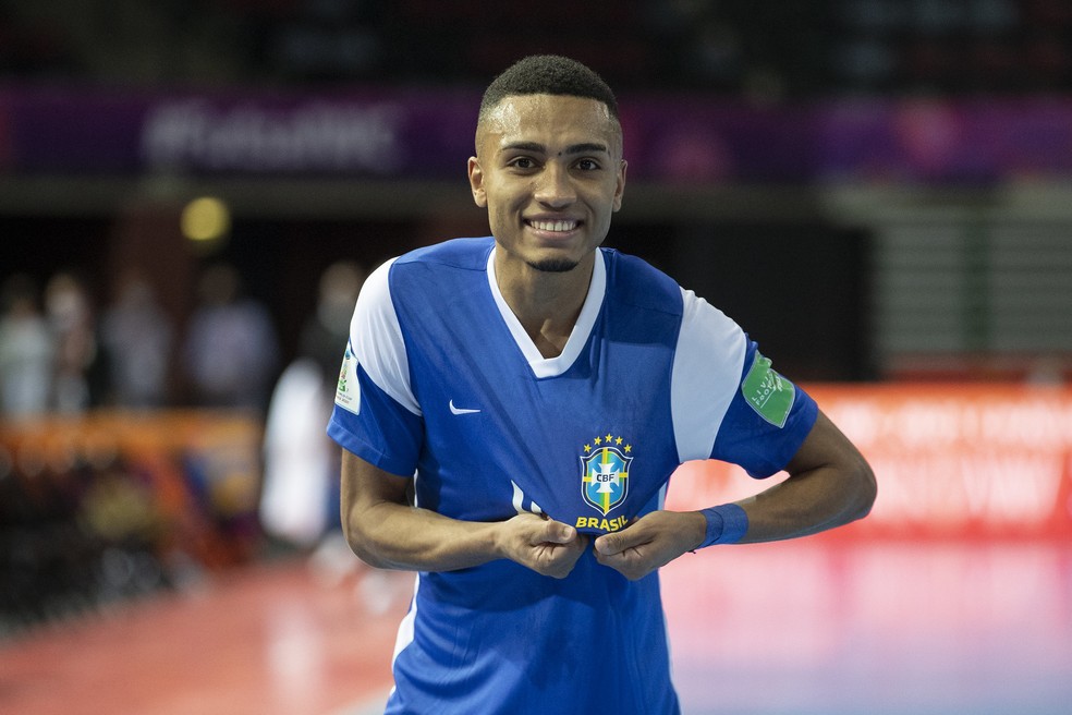 Leozinho é um dos destaques do Mundial — Foto: Thais Magalhães/CBF