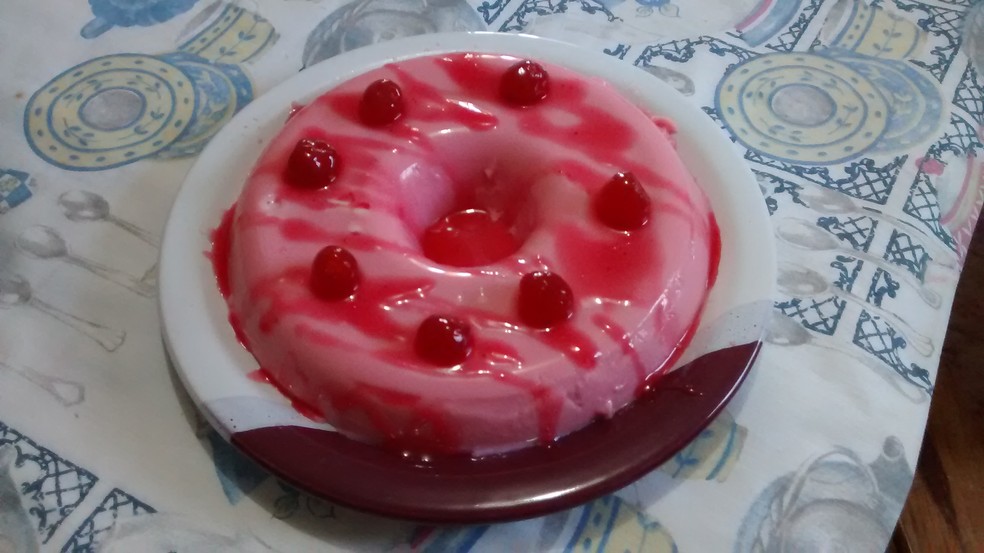 Pudim rosado | Receitas