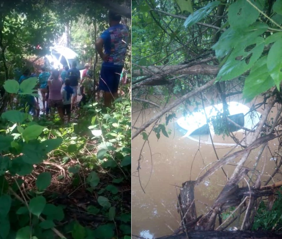 Motorista morre após ter carro arrastado em passagem molhada no Norte do Piauí — Foto: Reprodução