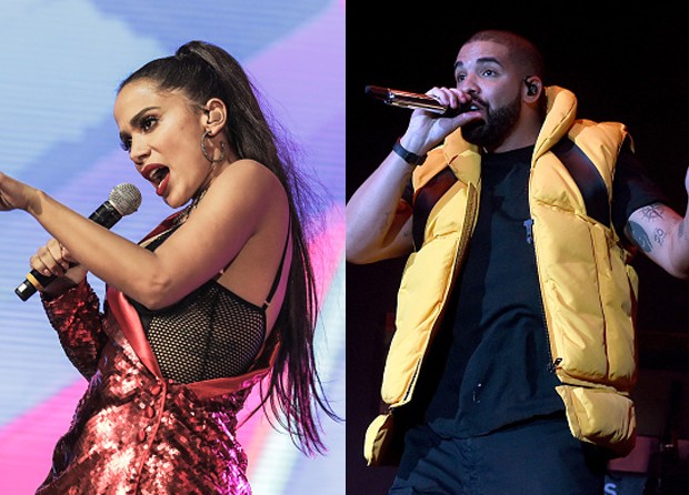 Veículos de Londres afirmam que Anitta fará parceria com rapper Drake (Foto: Montagem / Getty Images)