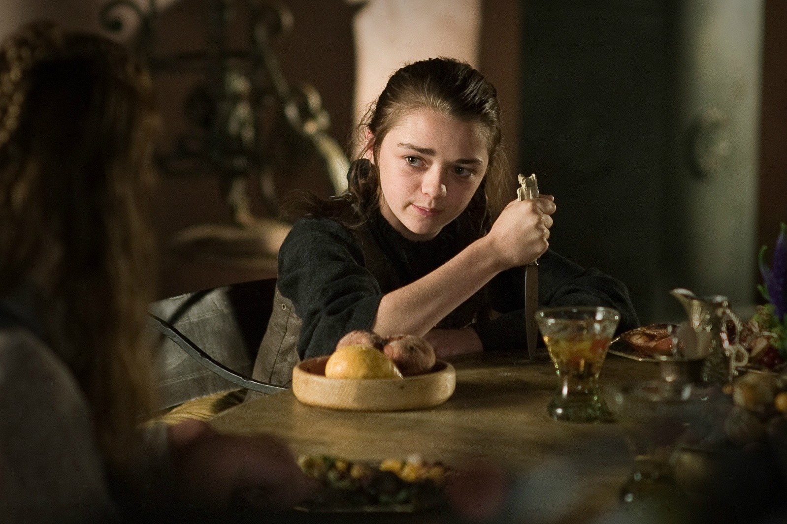 Arya Stark é o foco de vídeo divulgado no Twitter de Game of Thrones (Foto: Divulgação)