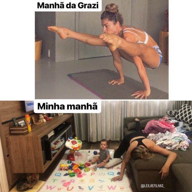Grazi Massafera e internautas brincam com memes (Foto: reprodução/Instagram)