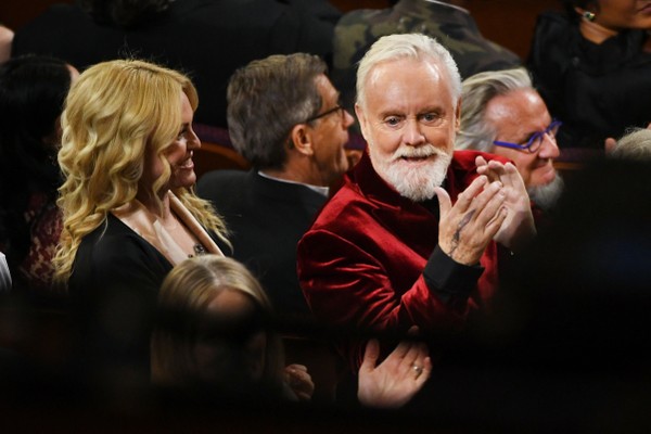 O baterista do Queen, Rger Taylor, na cerimônia do Oscar 2019 (Foto: Getty Images)