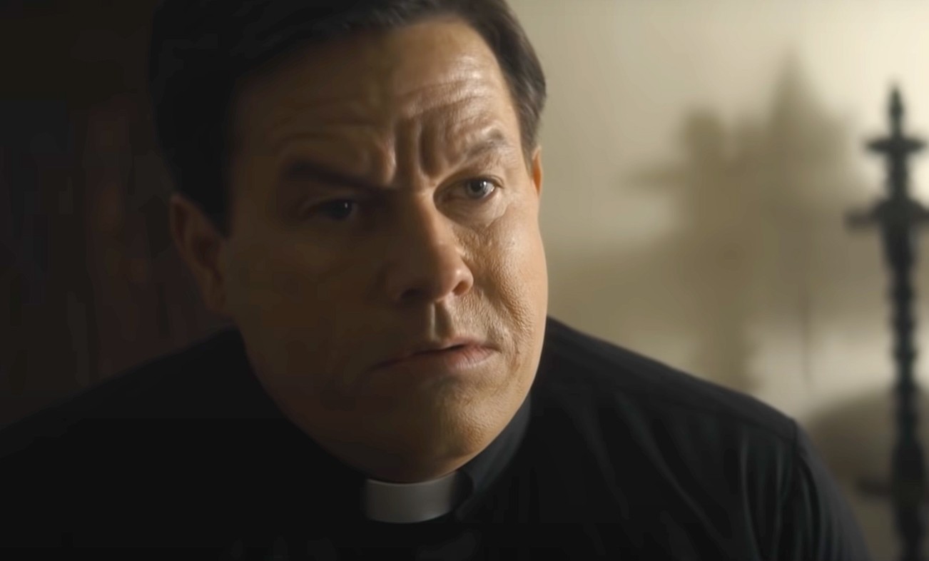 Mark Wahlberg no filme Luta pela Fé - A História do Padre Stu (Foto: reprodução)