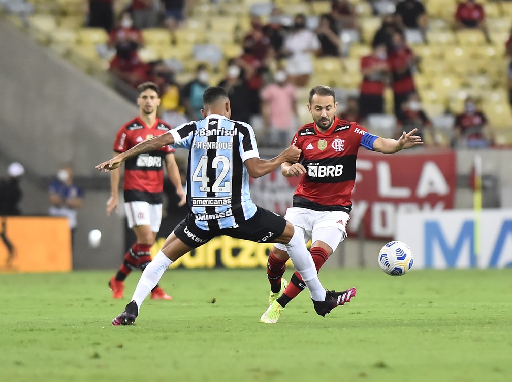 Everton Ribeiro em Flamengo x Grêmio, pela Copa do Brasil — Foto: André Durão