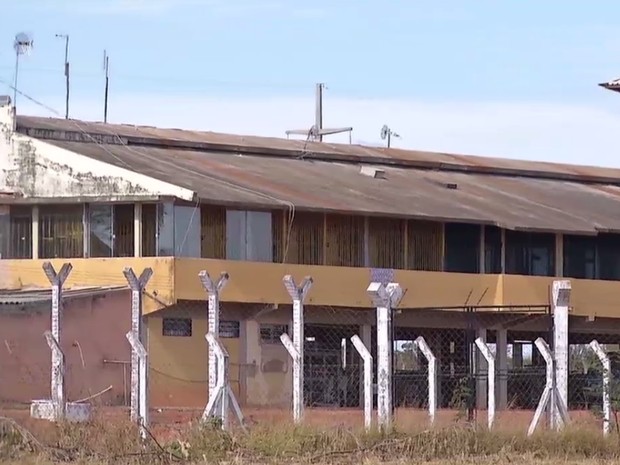 Centro de Inserção Social, presídio de Luziânia, Goiás  (Foto: Reprodução/TV Anhanguera)