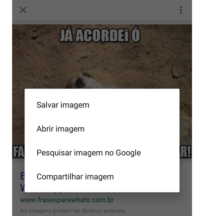 Como Mandar Fotos Da Internet Para Os Amigos No Whatsapp Dicas E Tutoriais Techtudo