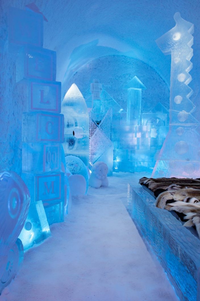 Hotel na Suécia tem suítes feitas de gelo e sauna mais fria do mundo (Foto: Divulgação)