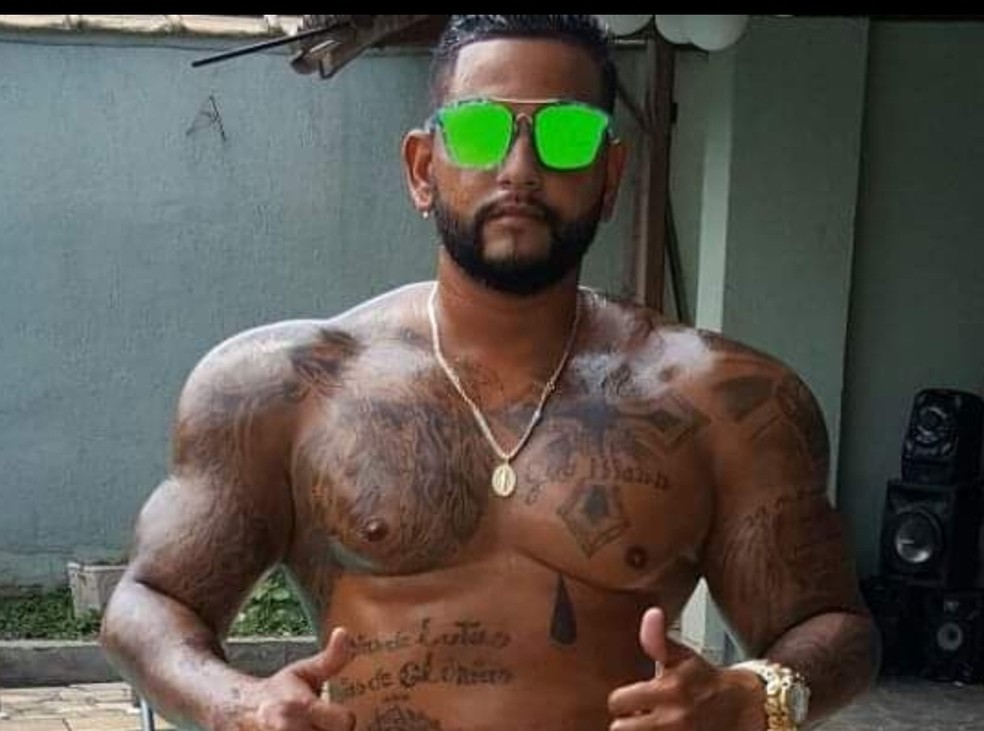 Diogo, que teria sido contratado para matar Marcilene, também foi assassinado; ele era crliente de Fernanda e fazia aplicações no corpo — Foto: Reprodução