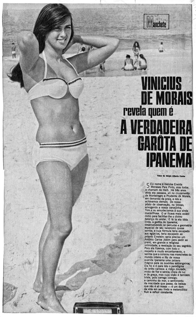 Jornais da época queriam saber quem era a musa inspiradora de Garota de Ipanema (Foto: Arquivo pessoal)