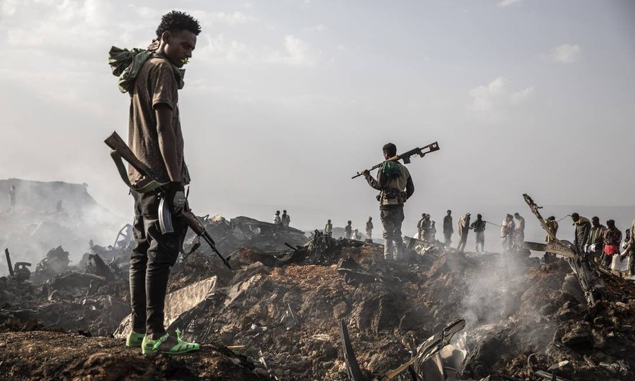 Guerra civil na Etiópia, no ano passado