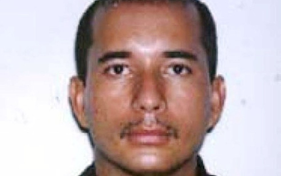 Policial militar Abinoão Soares de Oliveira, de 34 anos, morto por afogamento durante um treinamento ocorrido em abril de 2010, em Mato Grosso — Foto: Polícia Militar de MT