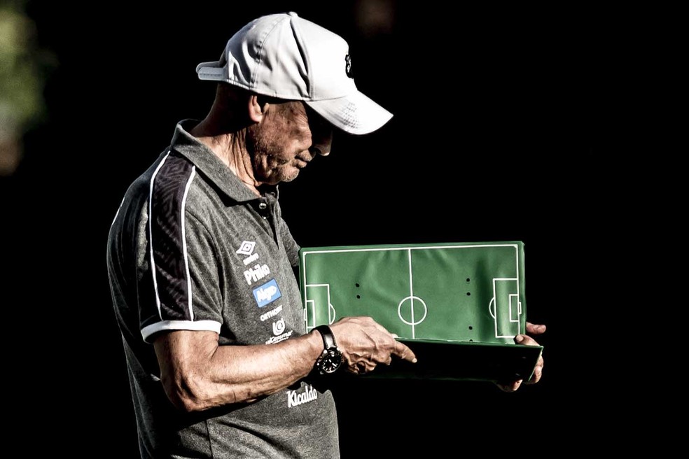 Jesualdo Ferreira, técnico do Santos — Foto: Ivan Storti/Santos FC