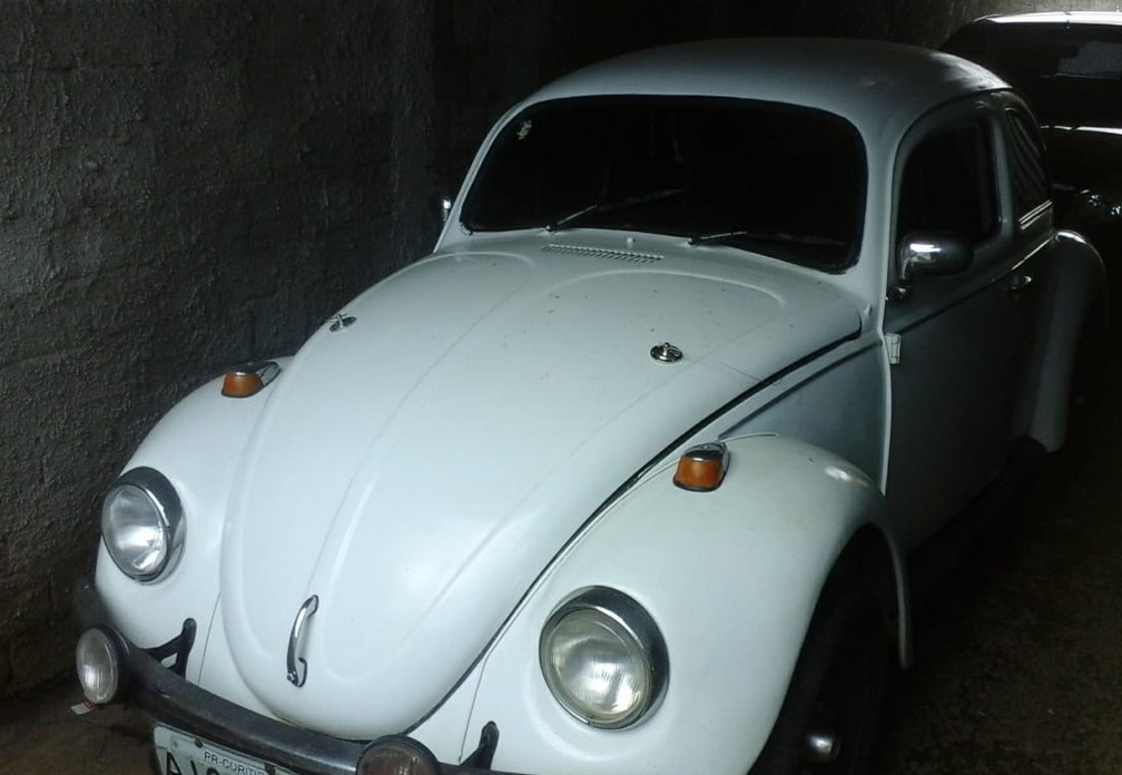 'Era como um membro da famÃ­lia', diz dono que teve Fusca furtado, em regiÃ£o Curitiba  â Foto: Arquivo pessoal/Ana Paula Martins Berbek