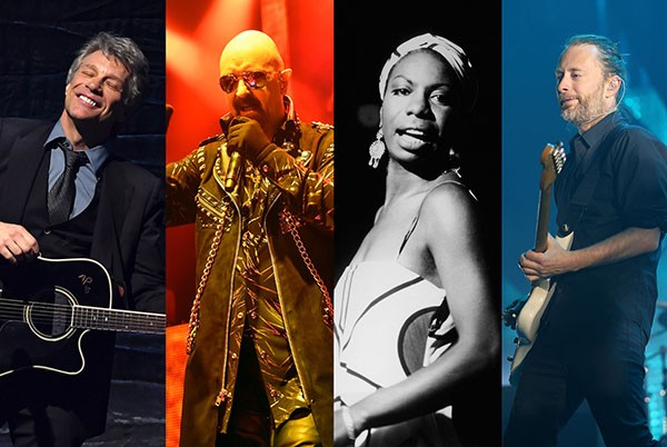 Bon Jovi, Judas Priest, Nina Simone, Radiohead (Foto: Getty Images)