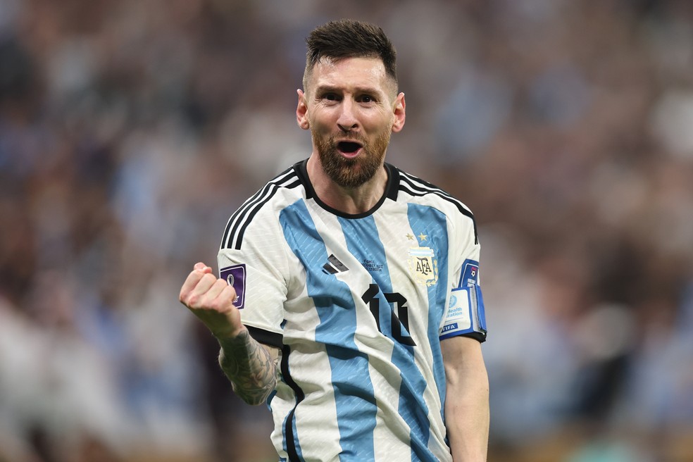 Messi Argentina x França — Foto: Matthew Ashton/AMA/Getty Images