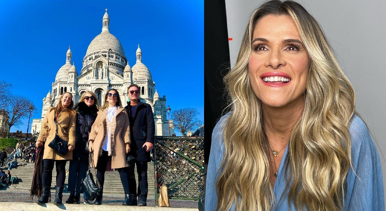 Ingrid Guimarães sobre viagem de família à França: Family in Paris (Foto: Reprodução Instagram)