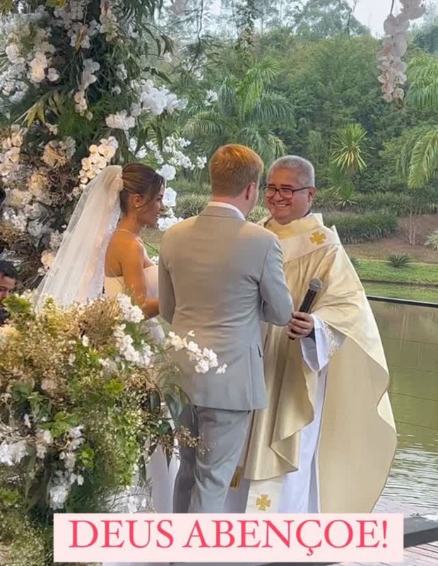 Gabi Luthai e Teo Teló se casam (Foto: Reprodução/Instagram)