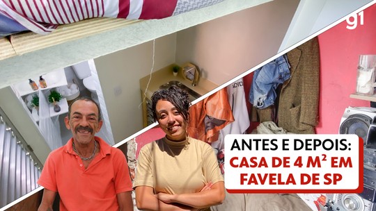 Projeto reforma casa de 4 metros quadrados em favela da Zona Oeste de SP; veja antes e depois - Programa: G1 SP