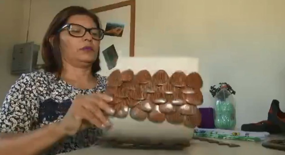 Rodney Paiva quer ser uma das selecionadas para representar o Acre na feira nacional em Brasília (Foto: Reprodução/Rede Amazônica Acre)