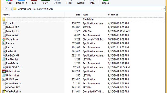 how to uninstall winrar