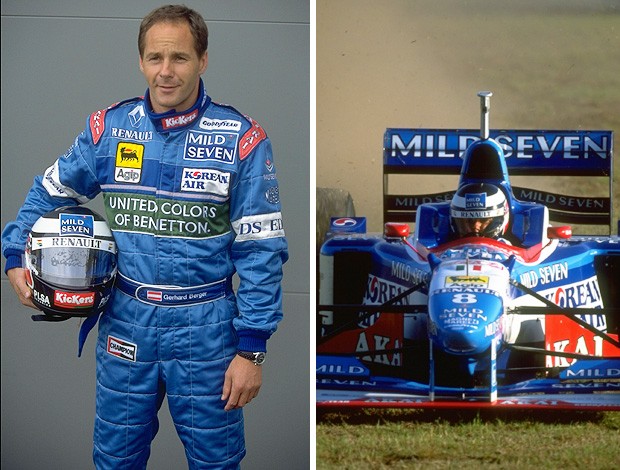 Gerhard Berger  200 gps formula 1 (Foto: Getty Images)