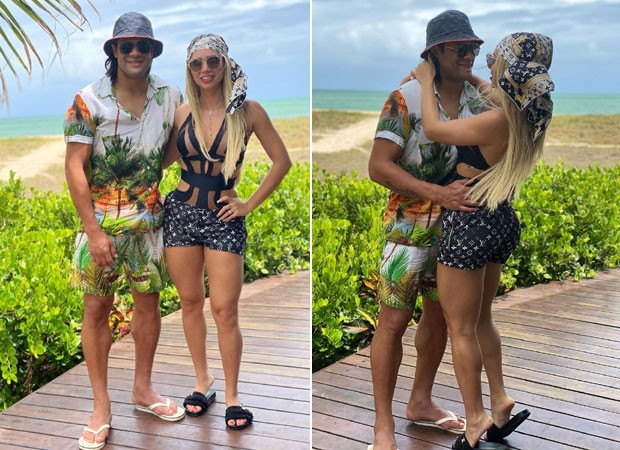 Hulk Paraíba e Camila Angelo (Foto: Reprodução/Instagram)