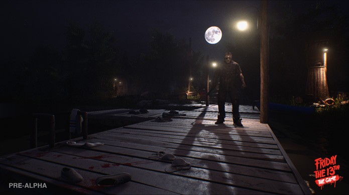 Imagens da versão pré-alpha de Friday the 13th: The Game mostram Jason pronto para matar alguns jovens (Foto: Reprodução/Kotaku)