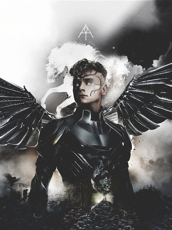Ben Hardy interpreta o mutante Anjo em 'X-Men: Apocalipse' (Foto: Divulgação)