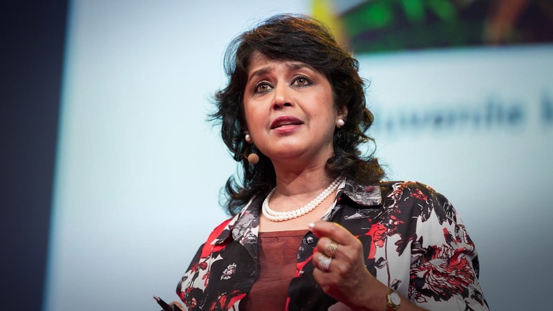 A cientista em sua palestra no TED em 2015 (Foto: Divulgação)