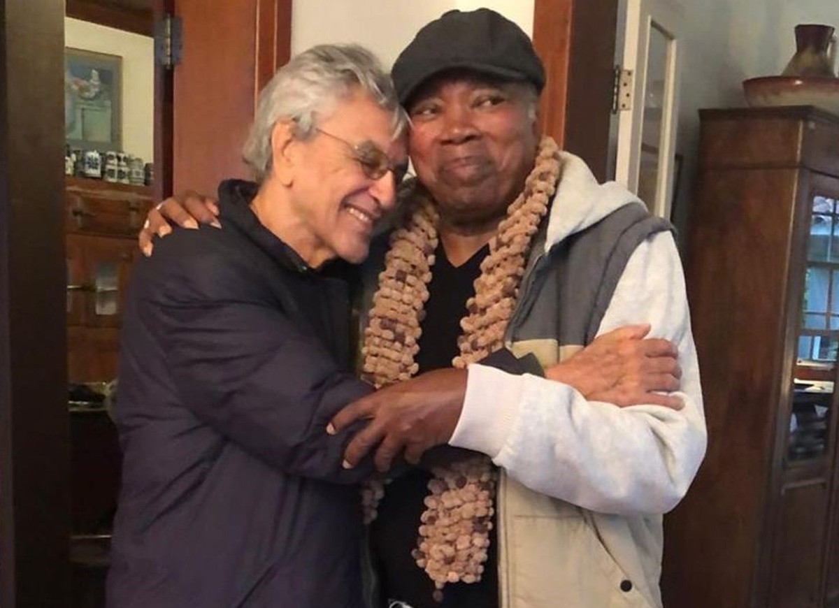 Caetano Veloso e Milton Nascimento (Foto: Reprodução/Instagram)