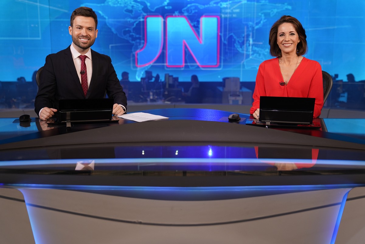 Bancada Do Jornal Nacional Recebe Lyderwan Santos Tv Sergipe Rede Globo