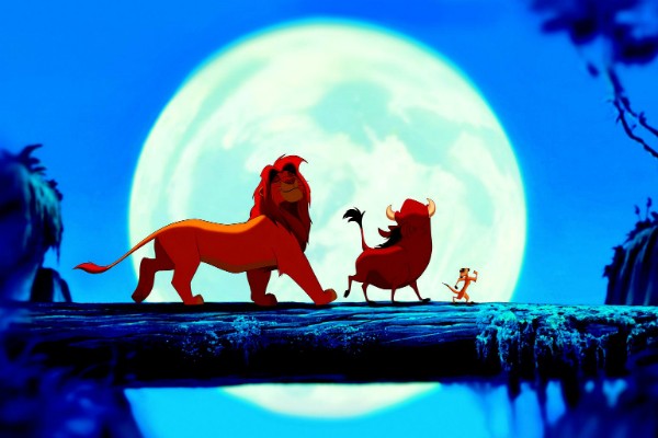 Simba, Pumba e Timão em O Rei Leão (1994) (Foto: Reprodução)