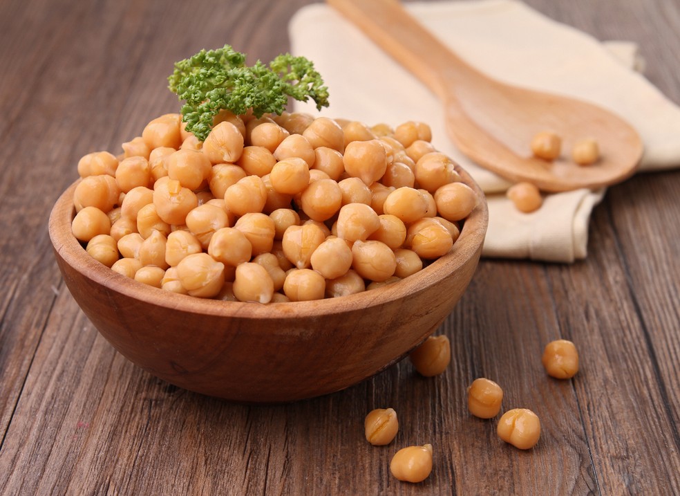 O grão de bico é uma opção de leguminosa rica em aminoácidos — Foto: Istock Getty Images